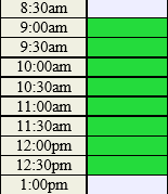 Schedule   Daily 1