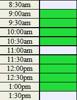 Schedule   Daily 2