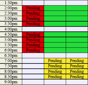 Schedule   Late 2